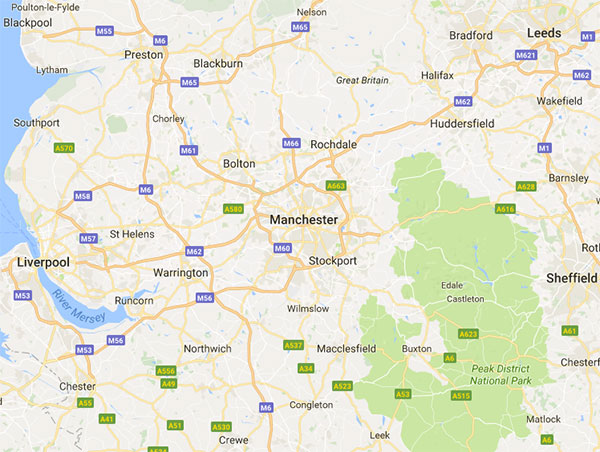 ecoshred map northwest england warrington head office